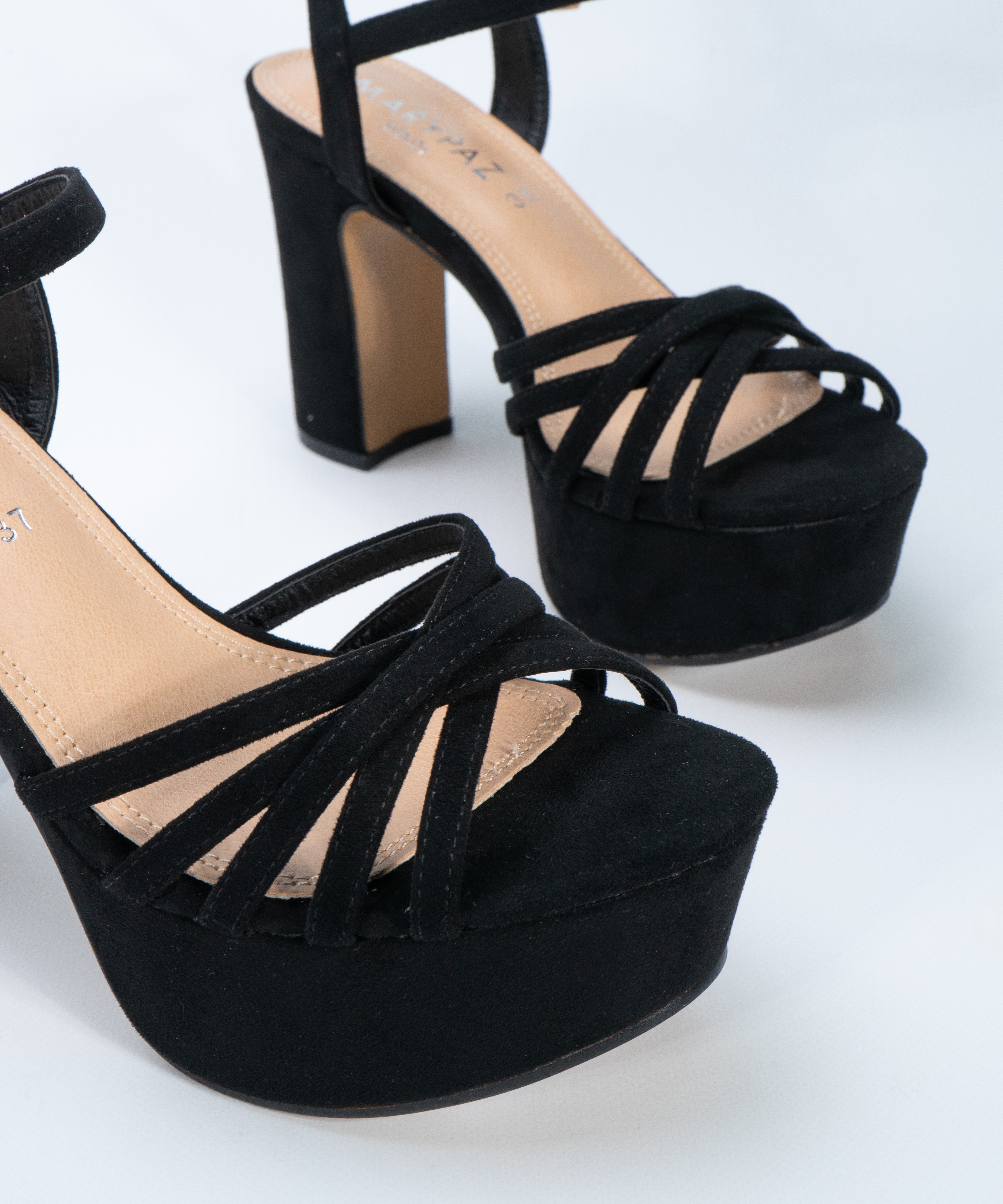 Sandalias plataforma multitiras