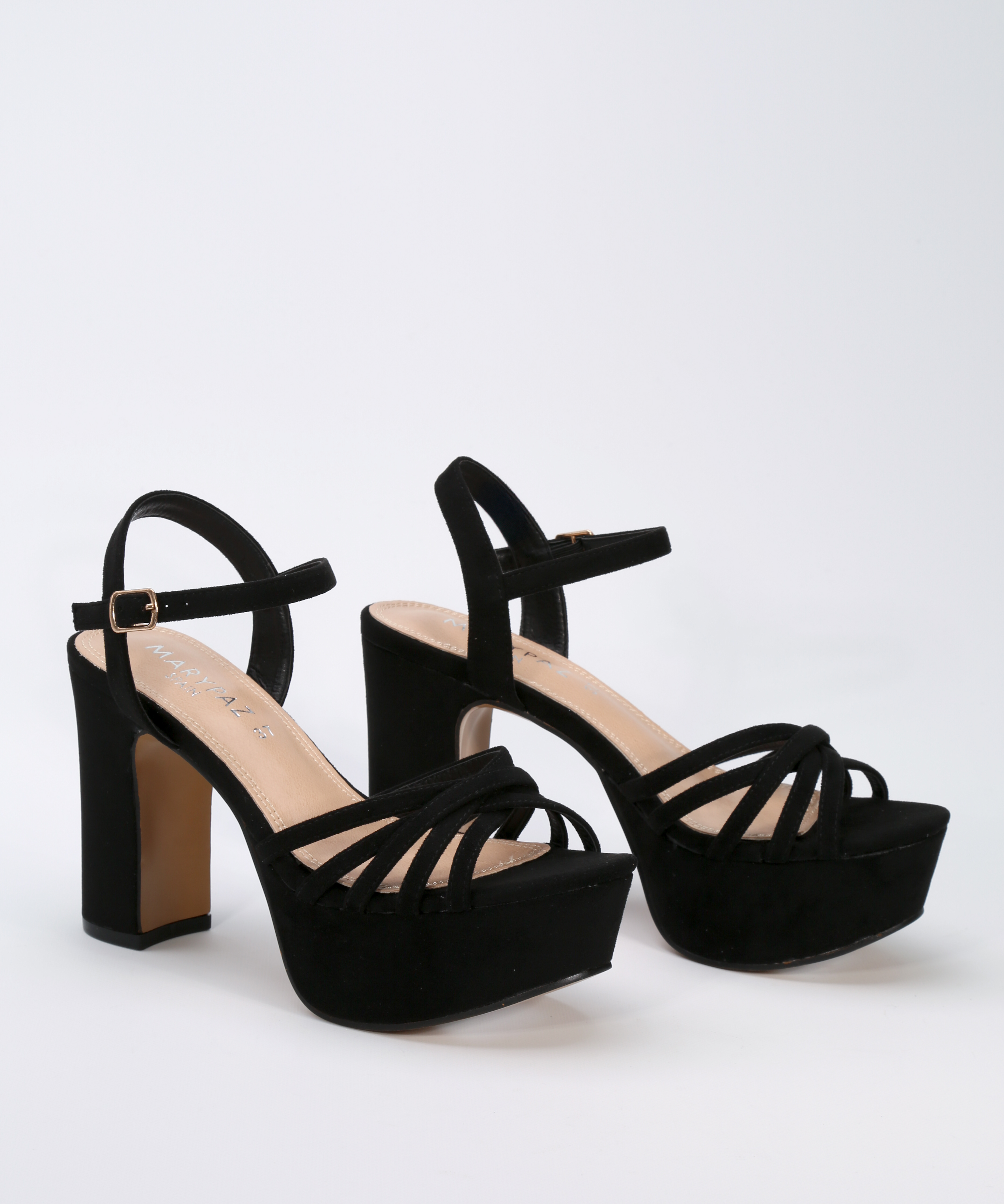 Sandalias plataforma multitiras