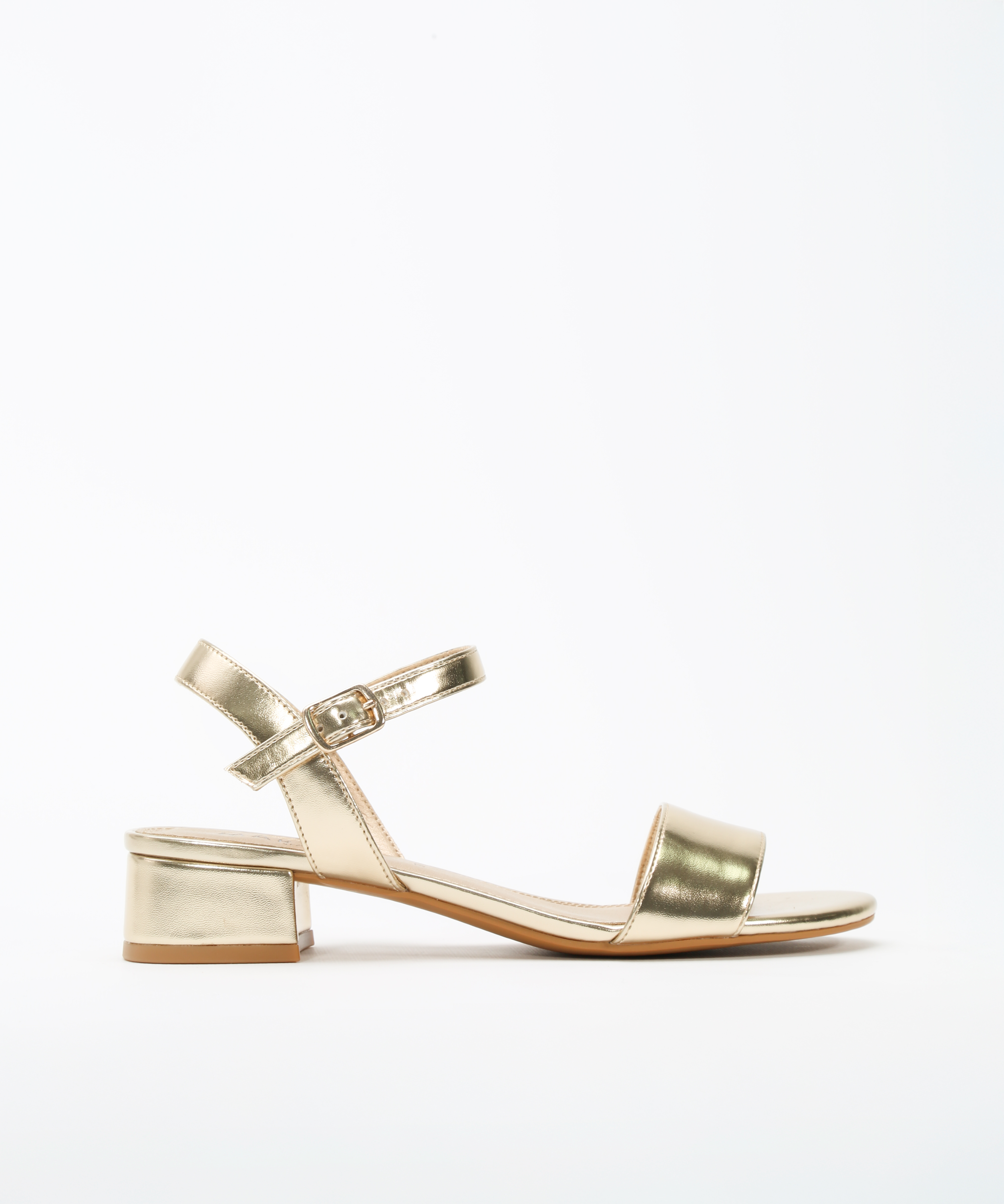 Sandalias Doradas Sandalias De TacÃ³n Plateadas Marypaz Tacón