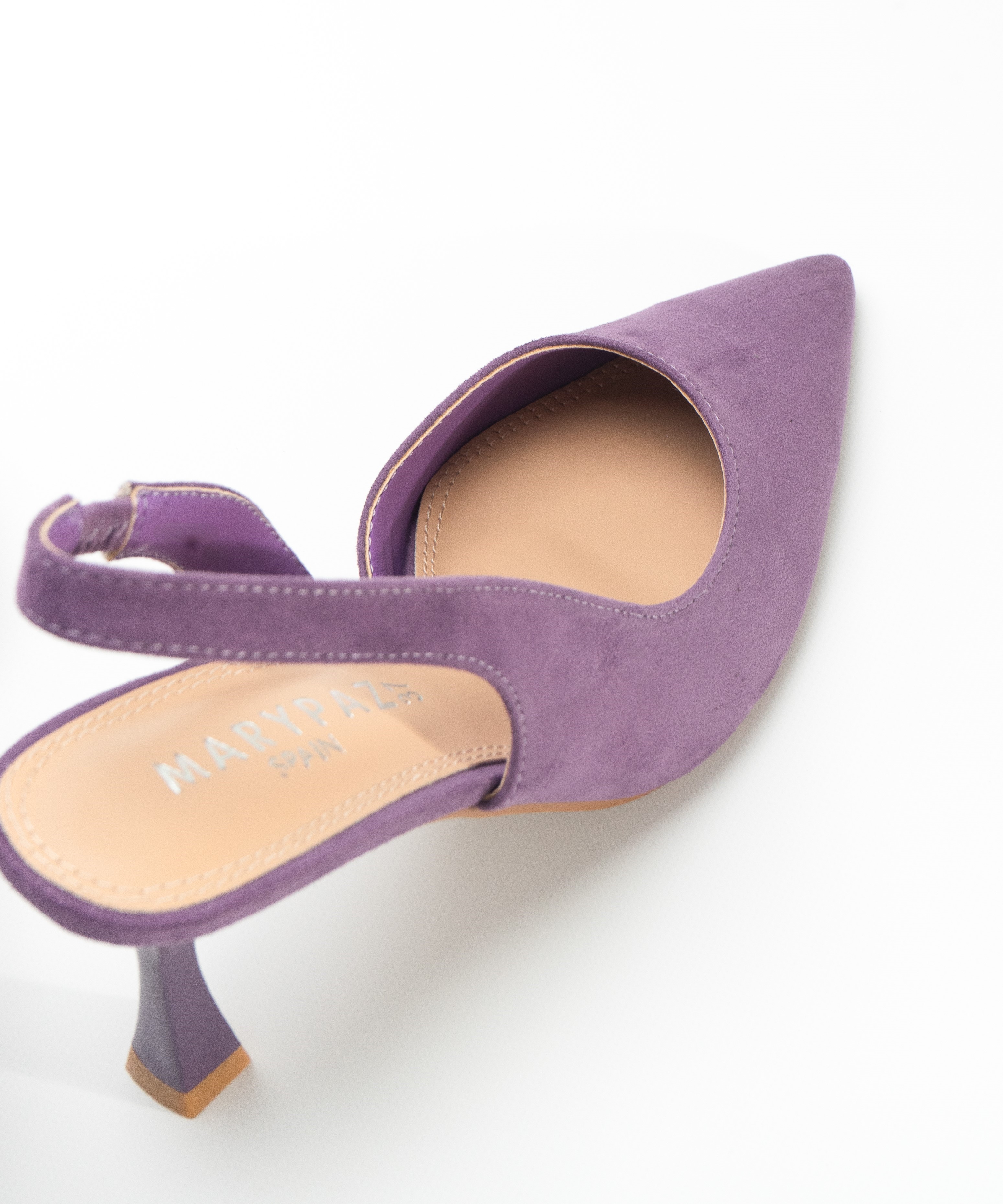 Zapato Morado Marypaz Color Morado Sandalias Fiesta Malva Zapatos
